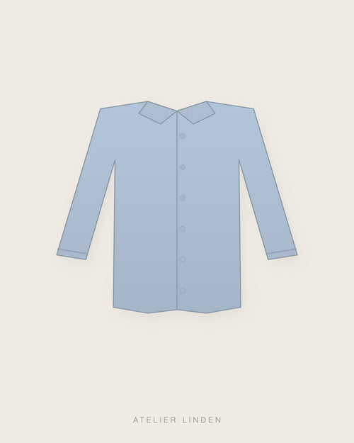 Camicia Oxford in cotone italiano – Azzurro
