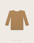 Maglione in cashmere girocollo – Cammello