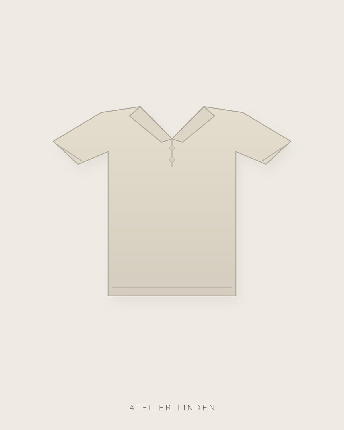 Polo in maglia di cotone egiziano – Avorio